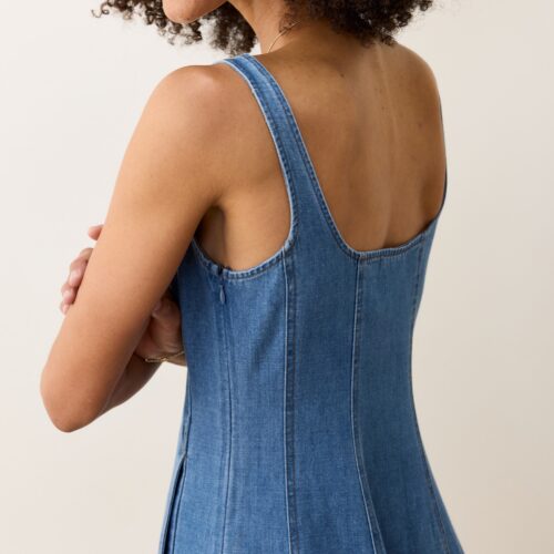 Roan Denim Maxi Dress