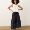 Ryland Eyelet Drawstring Skirt