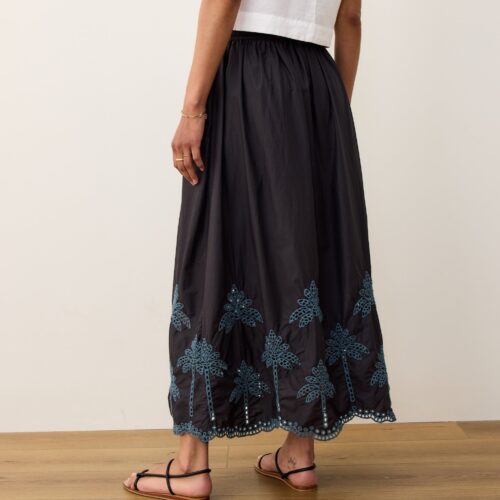 Ryland Eyelet Drawstring Skirt