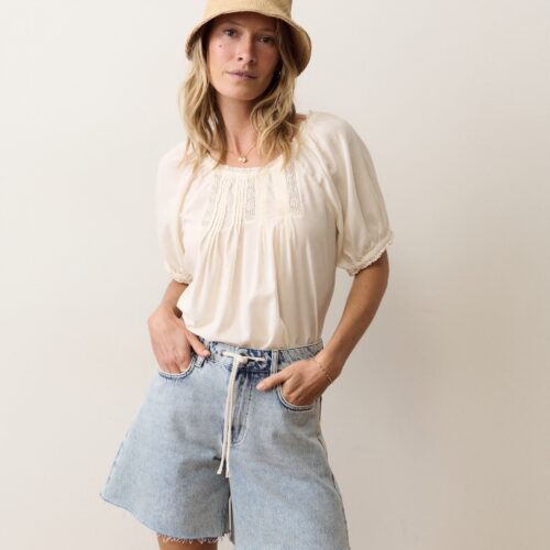 Celina Puff Top