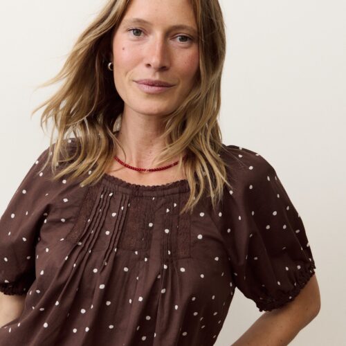 Celina Puff Top