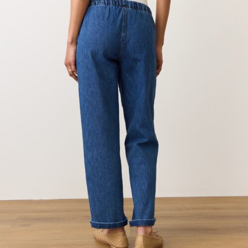 Drawstring Denim Pant