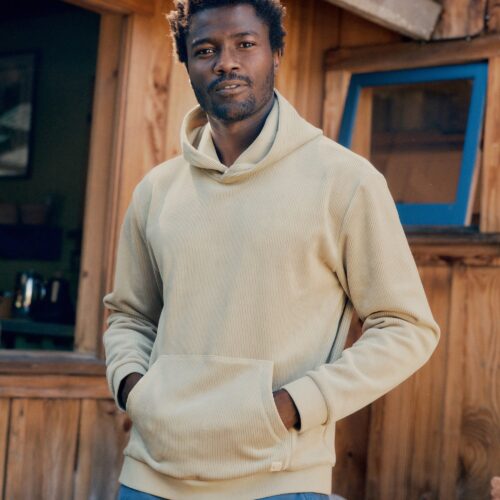 Cord Velour Hoodie