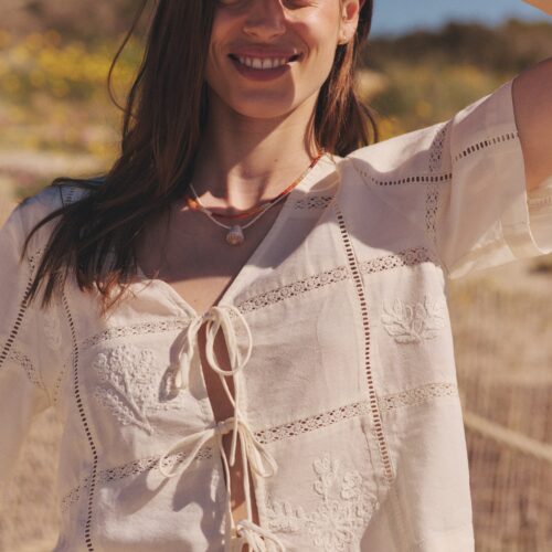 Marella Embroidered Top