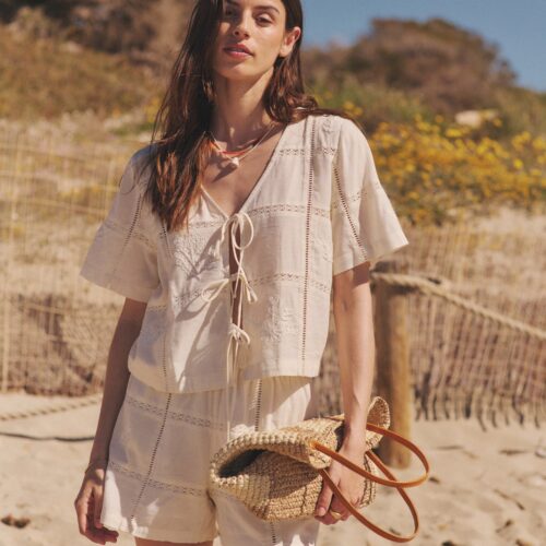 Marella Embroidered Top