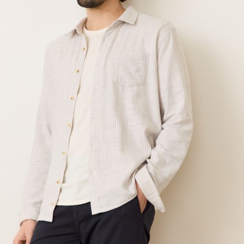 Stretch Selvage Long Sleeve Shirt