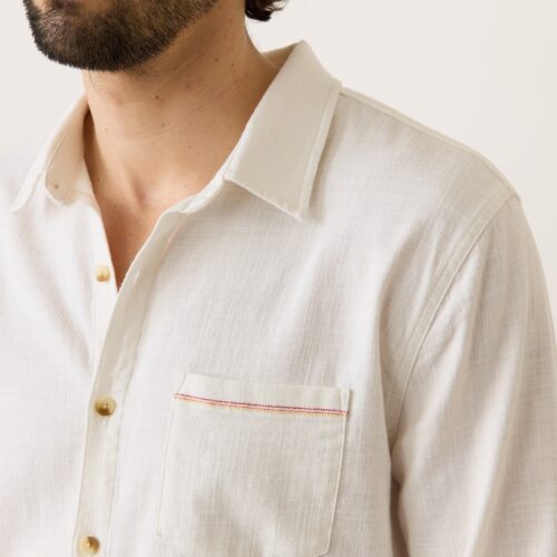 Stretch Selvage Long Sleeve Shirt