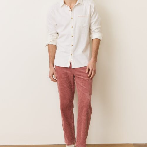 Stretch Selvage Long Sleeve Shirt