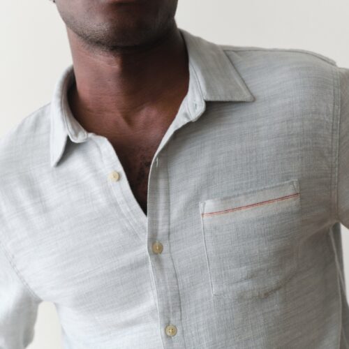 Stretch Selvage Long Sleeve Shirt