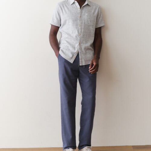 Stretch Selvage Short Sleeve Shirt