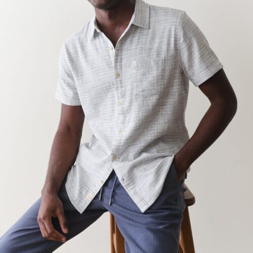 Stretch Selvage Short Sleeve Shirt