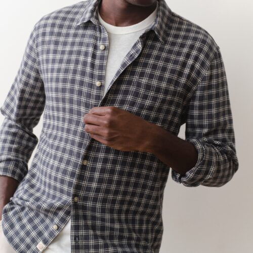 Stretch Selvage Long Sleeve Shirt