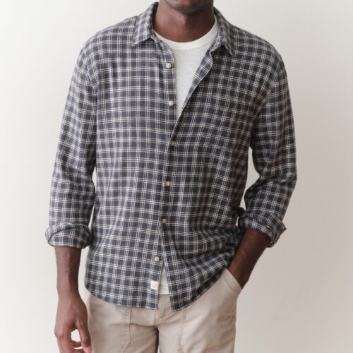 Stretch Selvage Long Sleeve Shirt