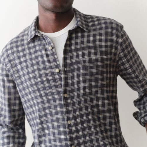 Stretch Selvage Long Sleeve Shirt