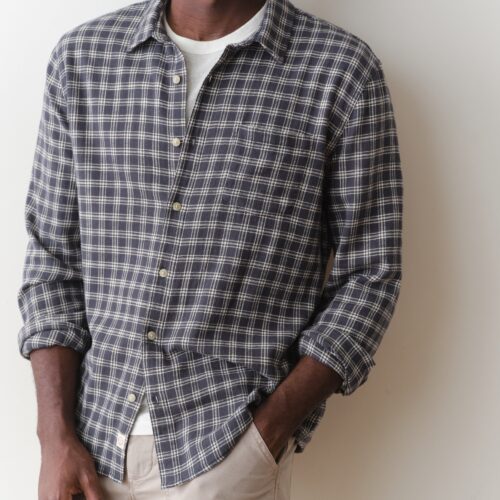 Stretch Selvage Long Sleeve Shirt