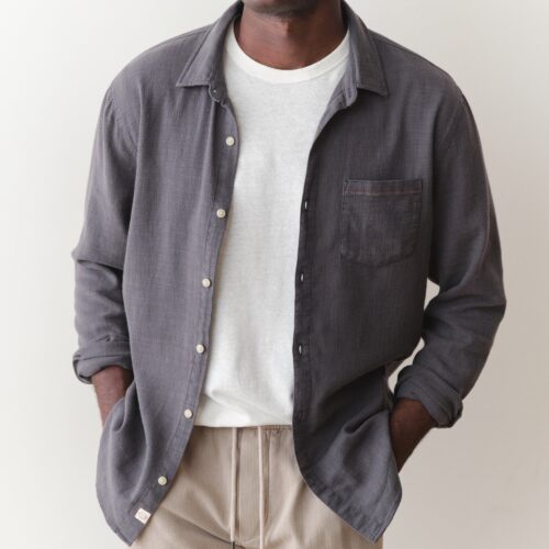 Stretch Selvage Long Sleeve Shirt