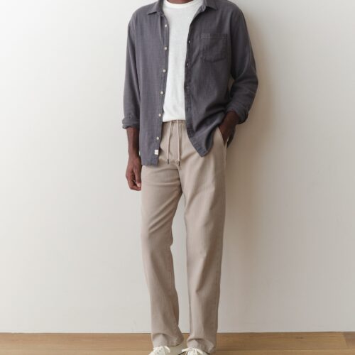 Stretch Selvage Long Sleeve Shirt