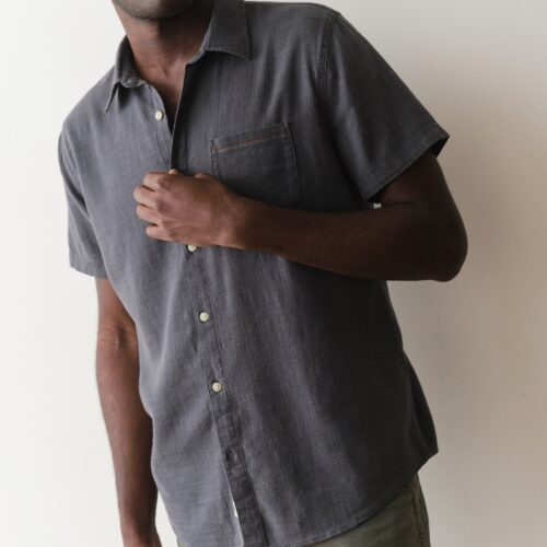 Stretch Selvage Short Sleeve Shirt