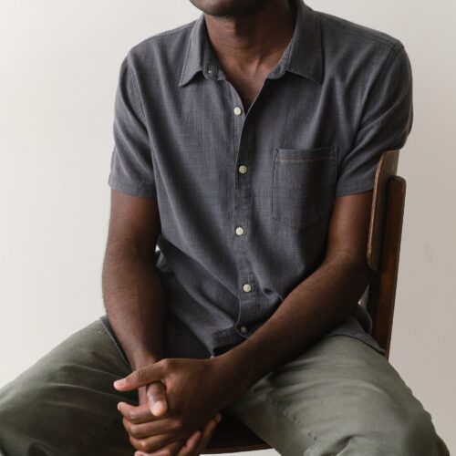 Stretch Selvage Short Sleeve Shirt
