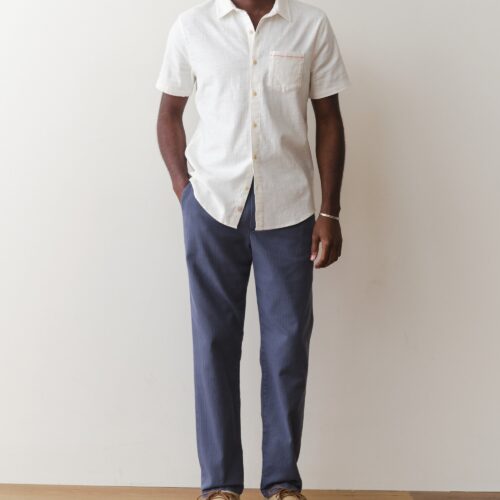 Stretch Selvage Short Sleeve Shirt