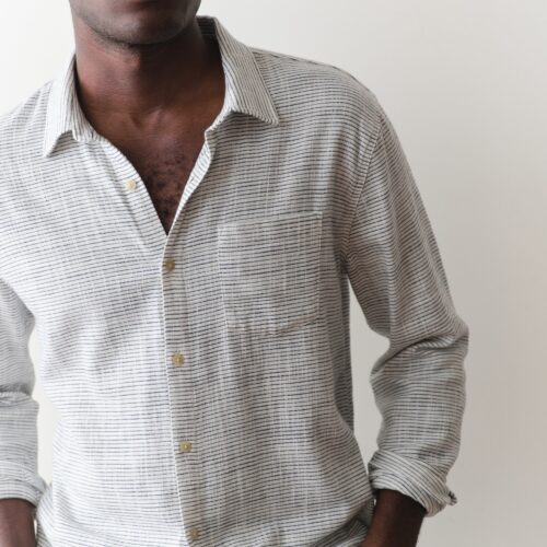 Stretch Selvage Long Sleeve Shirt
