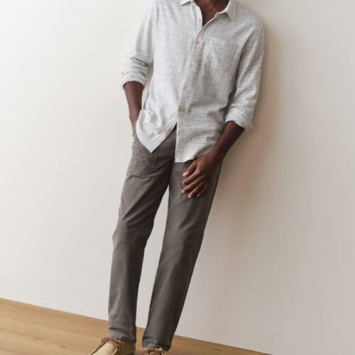 Stretch Selvage Long Sleeve Shirt