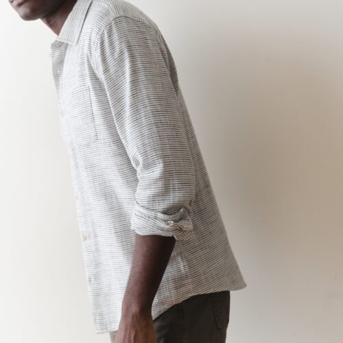 Stretch Selvage Long Sleeve Shirt