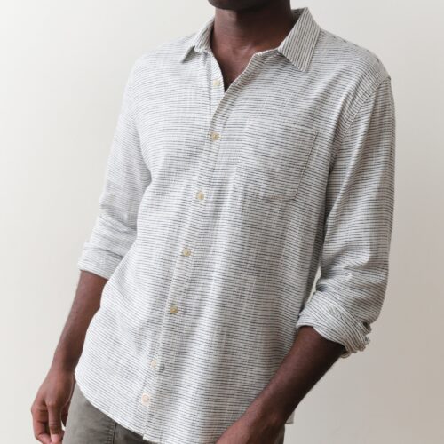 Stretch Selvage Long Sleeve Shirt