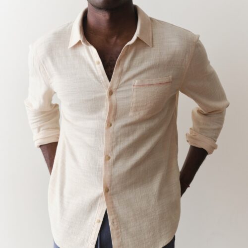Stretch Selvage Long Sleeve Shirt