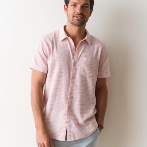 Stretch Selvage Short Sleeve Shirt
