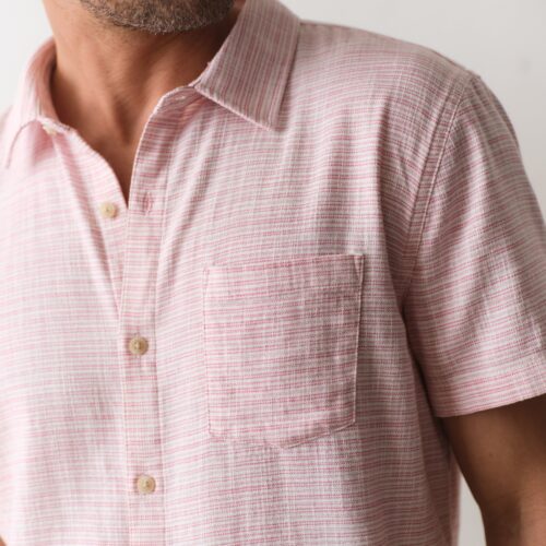 Stretch Selvage Short Sleeve Shirt