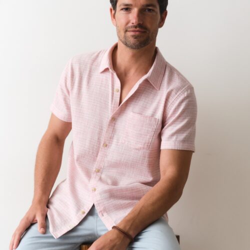 Stretch Selvage Short Sleeve Shirt