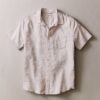Stretch Selvage Short Sleeve Shirt