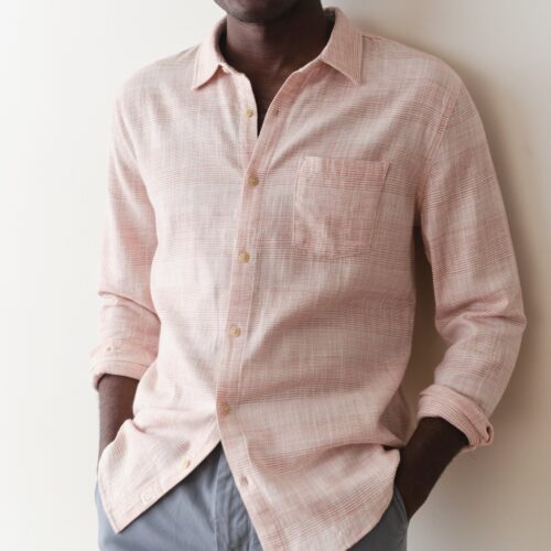 Stretch Selvage Long Sleeve Shirt