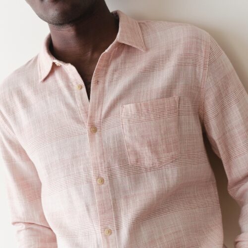 Stretch Selvage Long Sleeve Shirt