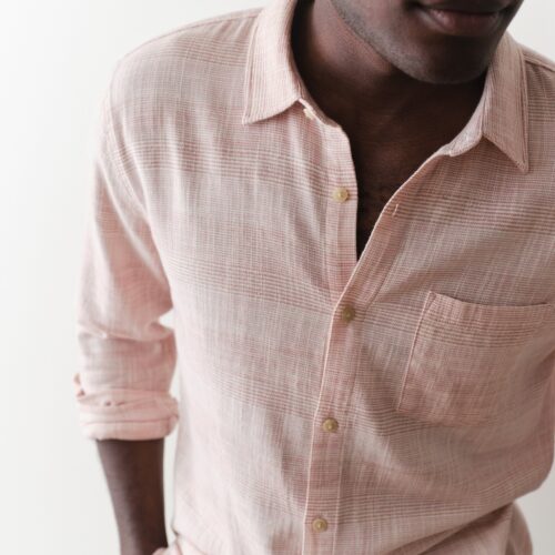 Stretch Selvage Long Sleeve Shirt