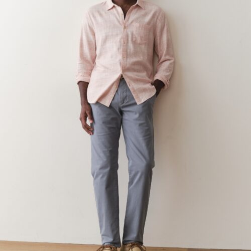 Stretch Selvage Long Sleeve Shirt