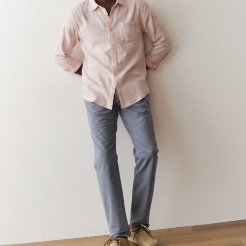 Stretch Selvage Long Sleeve Shirt