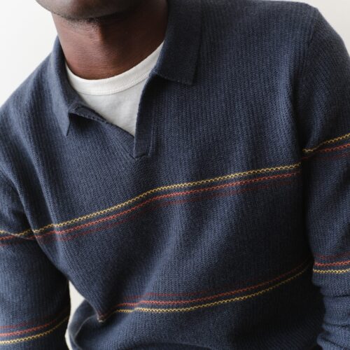 Liam Long Sleeve Sweater Polo