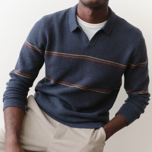 Liam Long Sleeve Sweater Polo
