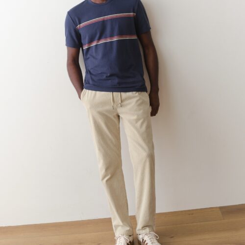 Signature Jacquard Crew Tee