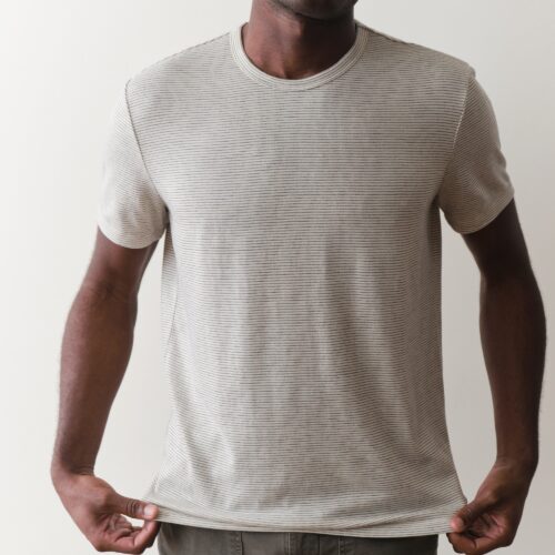 Signature Jacquard Crew Tee