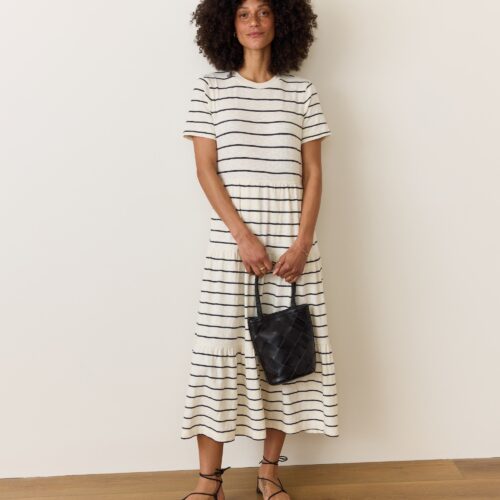 Sadie Vintage Slub Midi Dress