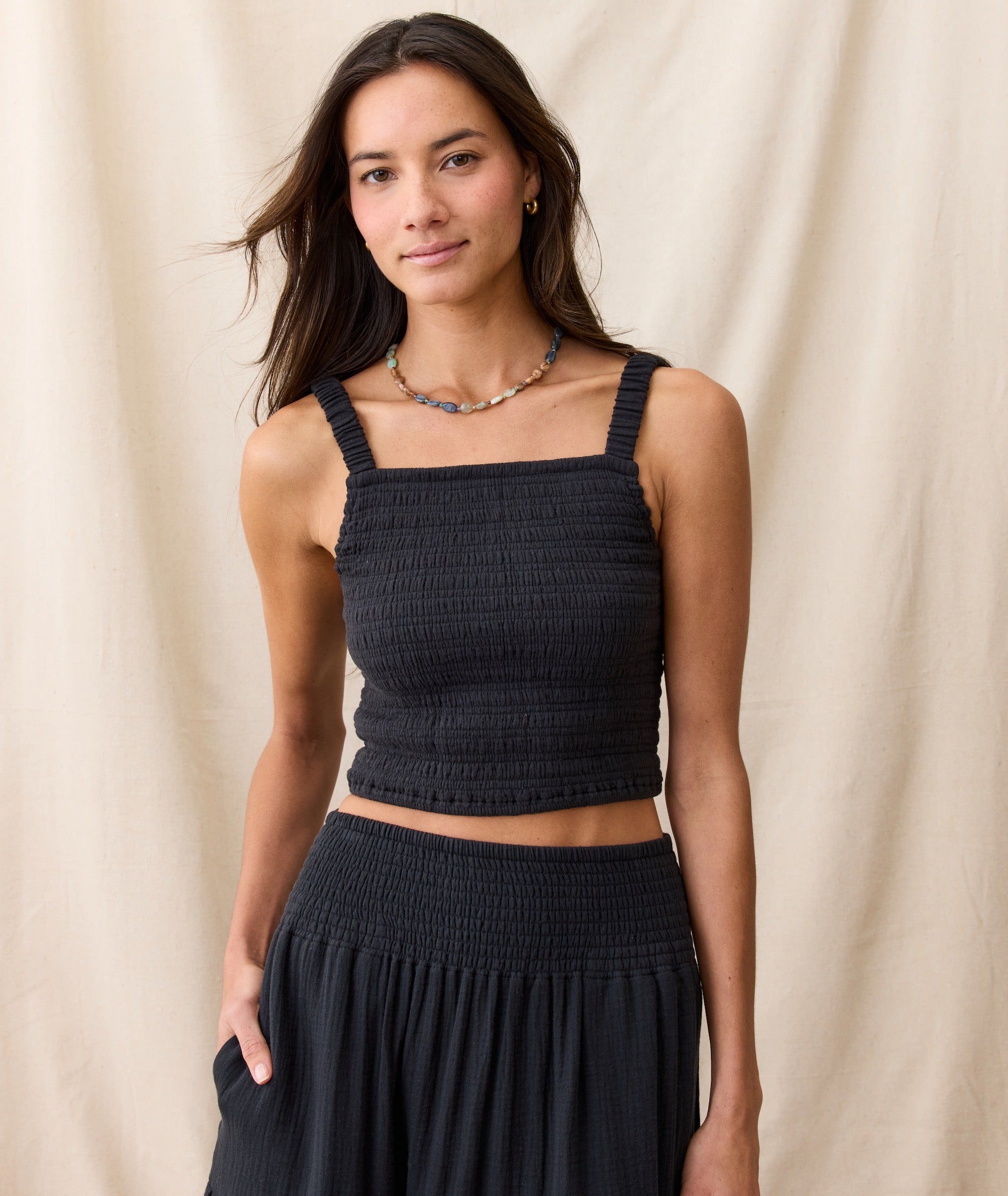 Lila Double Cloth Tank