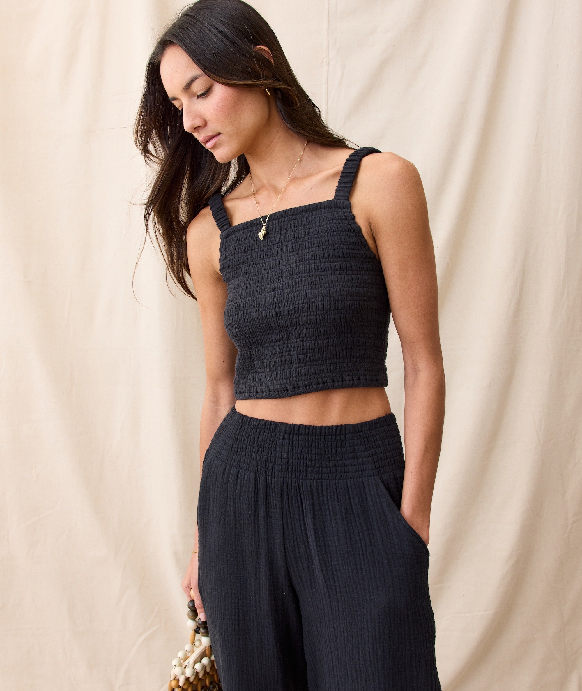 Lila Double Cloth Tank