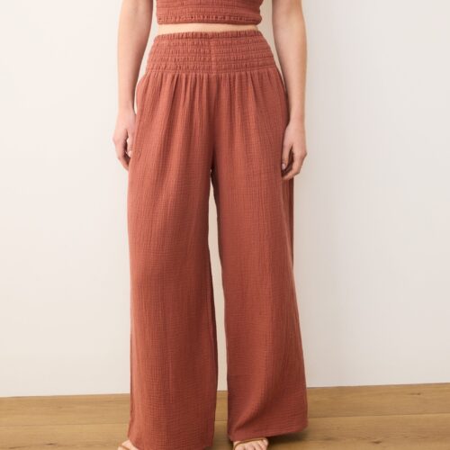 Sophia Double Cloth Palazzo Pant