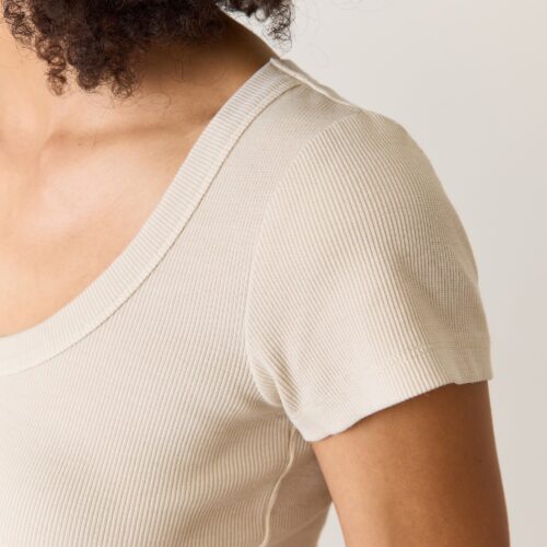 Lexi Rib Sun-In Scoop Tee