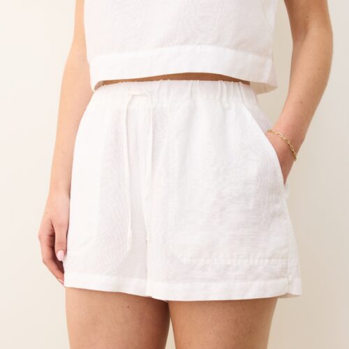 Linen Drawstring Short