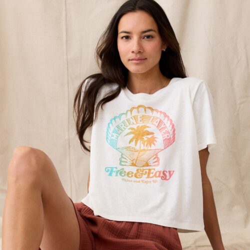 ML x Free & Easy Crop Graphic Tee