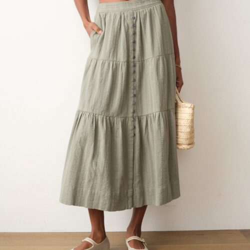 Lana Button-Through Skirt